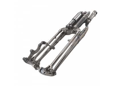 Inline Spring Fork Assembly Chrome