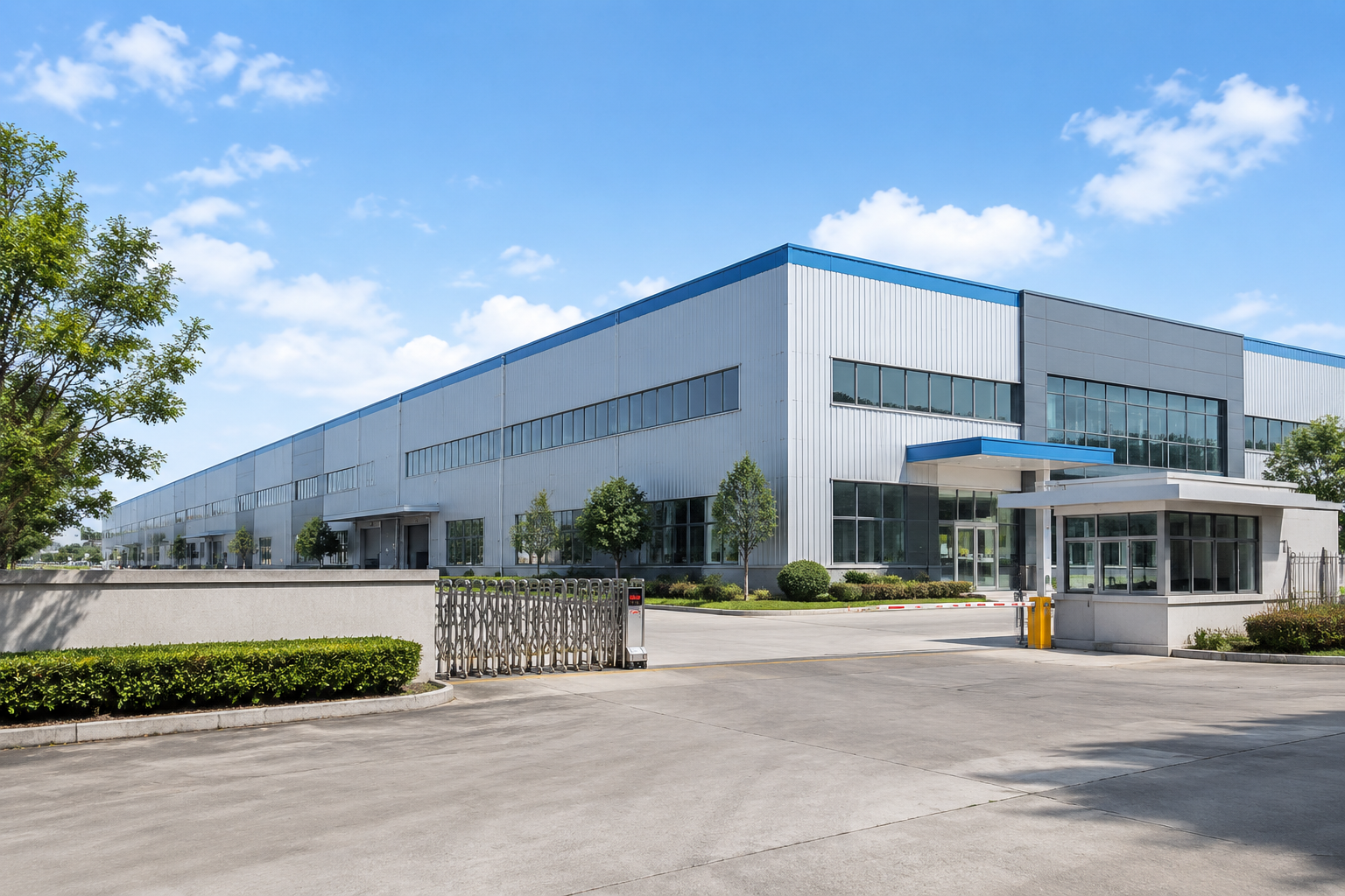 Exterior view of the Apes Technology manufacturing plant