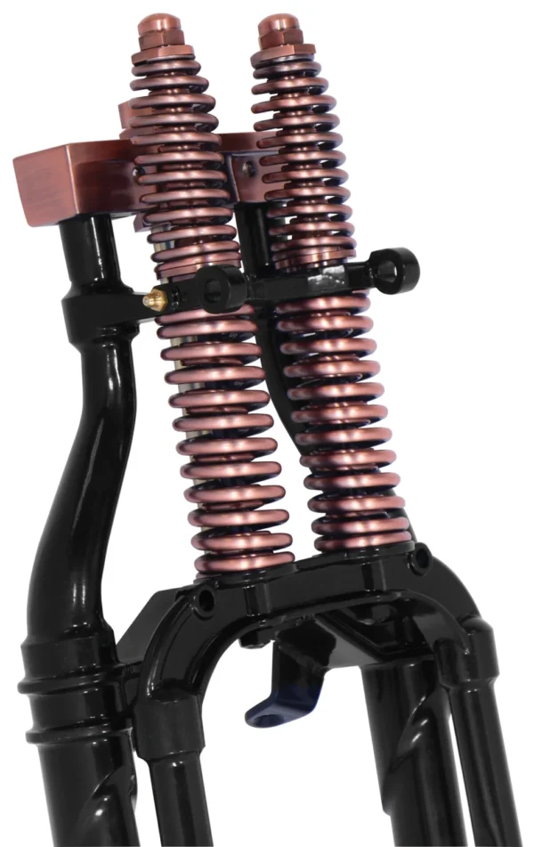 18″ Springer Fork – Copper Black – Fits Big Twin 1952-1981 - view 2