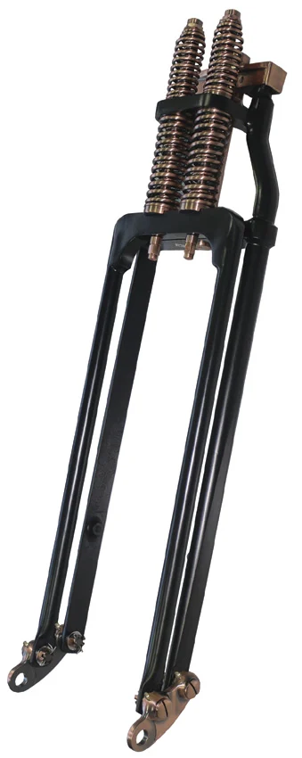 Aftermarket Replacement 20″ Black and Copper Custom Springer Front End for FXSTS Springer Softail