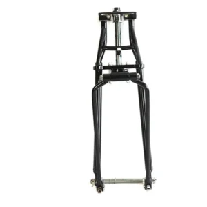 Black Leaf Spring Fork Assembly 44cm – Fits Custom Chopper