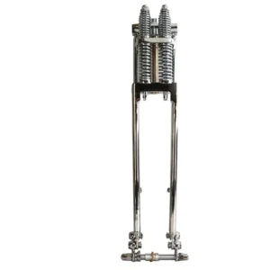 Chrome 23″ Narrow Springer Fork Assembly – Fitment Checked