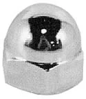 Chrome Acorn Head Stem Nut 1-24 Thread – Fits Big Twin 1949-Up