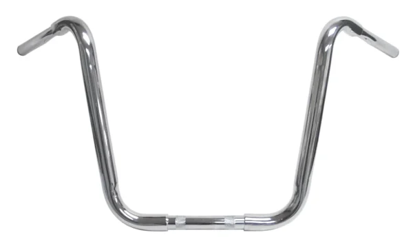 Chrome Ape Hanger Handlebars 10″ Rise – Fits Custom Use