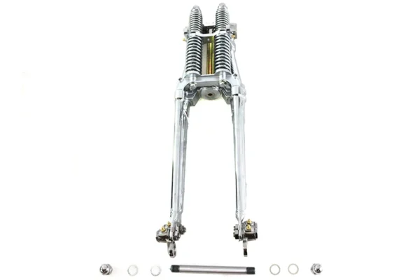 Chrome Custom Springer Fork Assembly 26″ – Fits Custom Springer