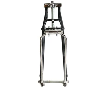 Chrome Leaf Spring Fork Assembly 44cm – Fits Custom Chopper