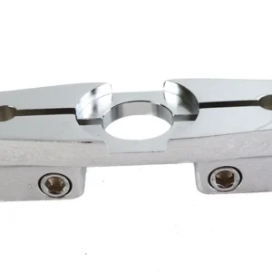 Chrome Plated Inline Top Triple Tree 1/2″ for Spring Forks – Fitment Checked