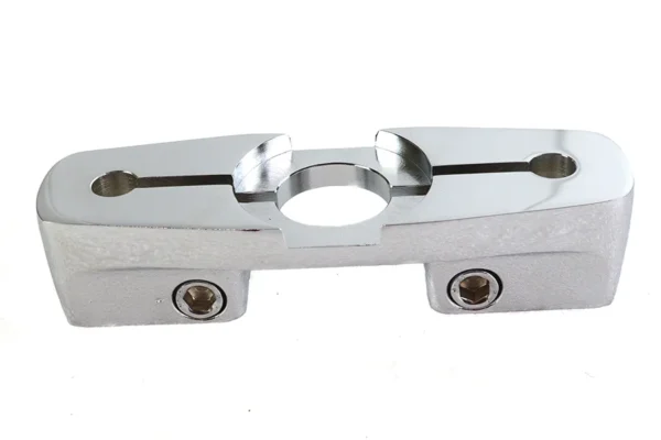 Chrome Plated Inline Top Triple Tree 1/2″ for Spring Forks – Fitment Checked