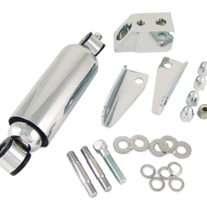 Chrome Shock Mount Kit with Hardware – Fits Springer Front Ends