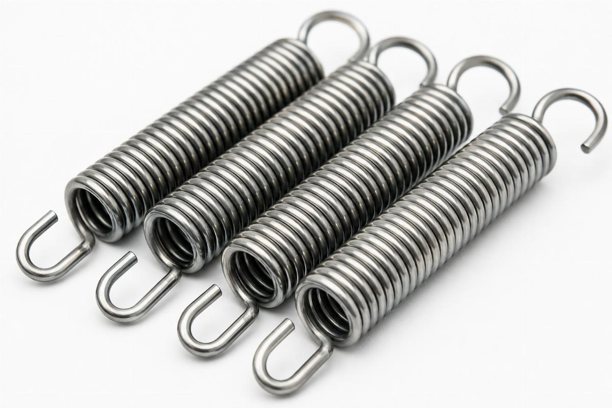 Close up of replacement springs included in the kit