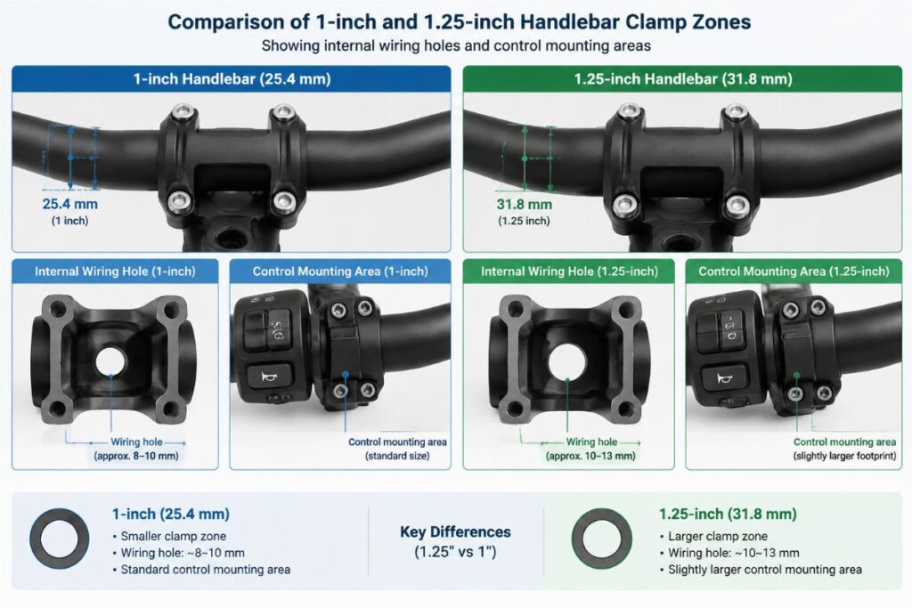 1-Inch vs 1.25-Inch Handlebars Wholesale Supplier