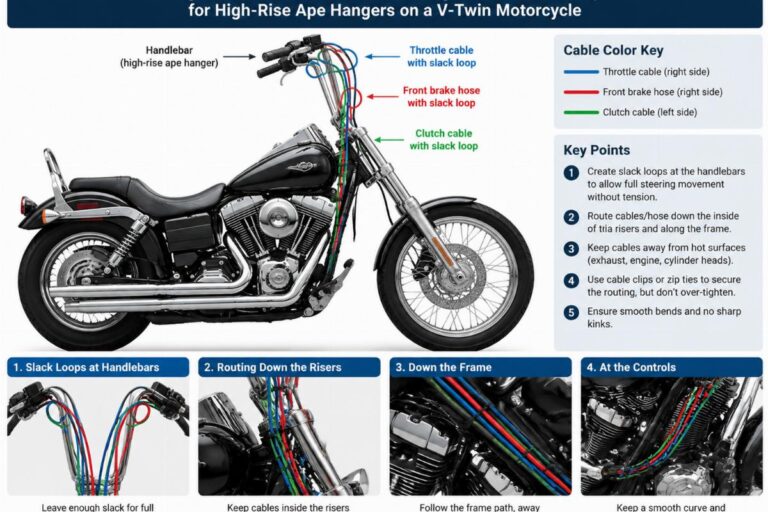 How to Install Ape Hangers: Cables, Wiring and Brakes Wholesale