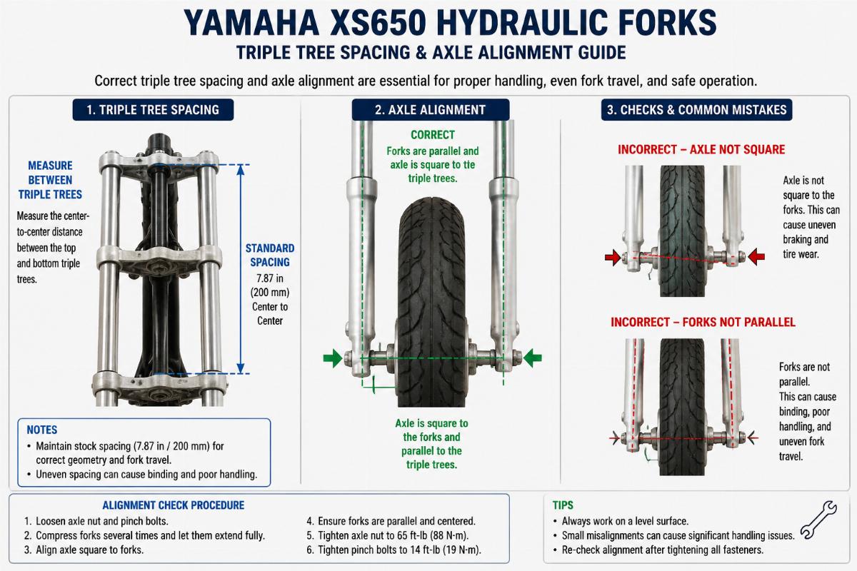 Yamaha XS650 Chopper Parts Front End and Bars Wholesale Supplier