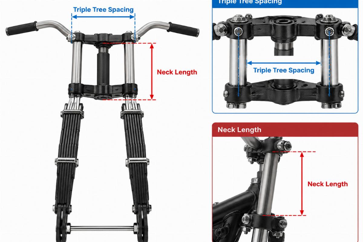 Wholesale Leaf Spring Fork Indian Chief Style for Custom Builds