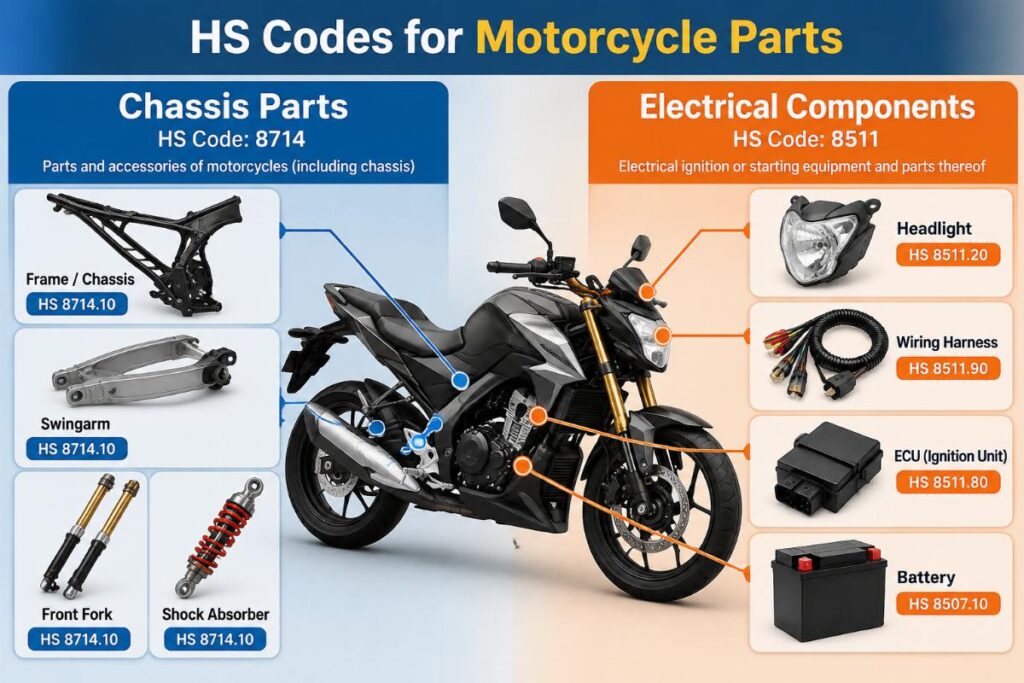 Wholesale Motorcycle Parts Import Duty: US and EU Basics