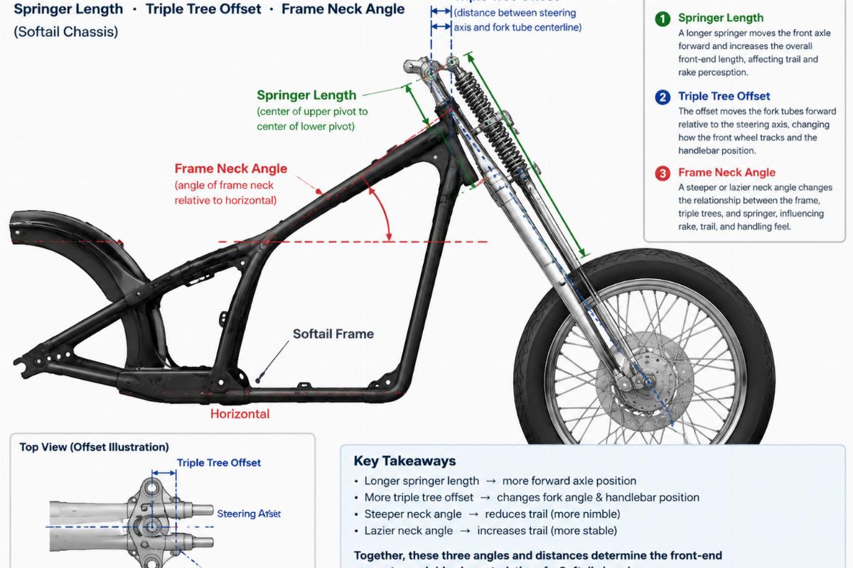 Wholesale Springer Softail Front End Supplier for Custom Builders