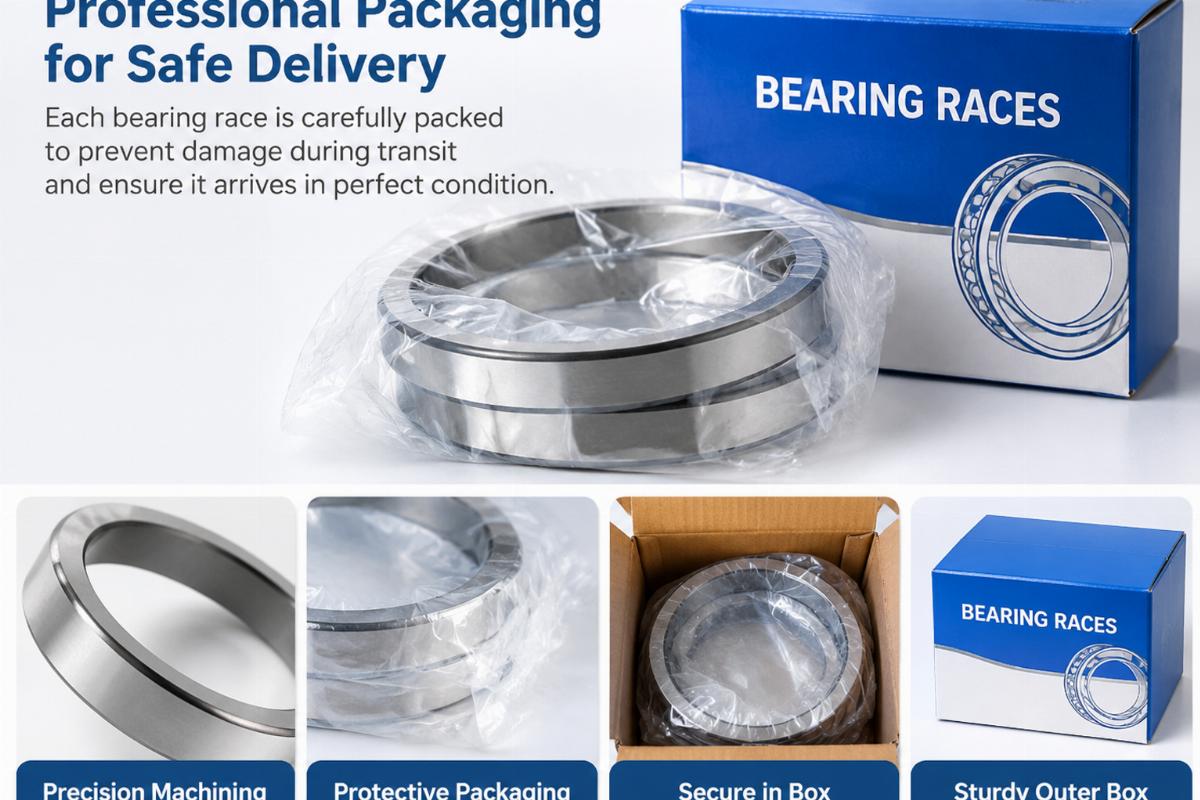 English alt describing a detail of the bearing races packaging