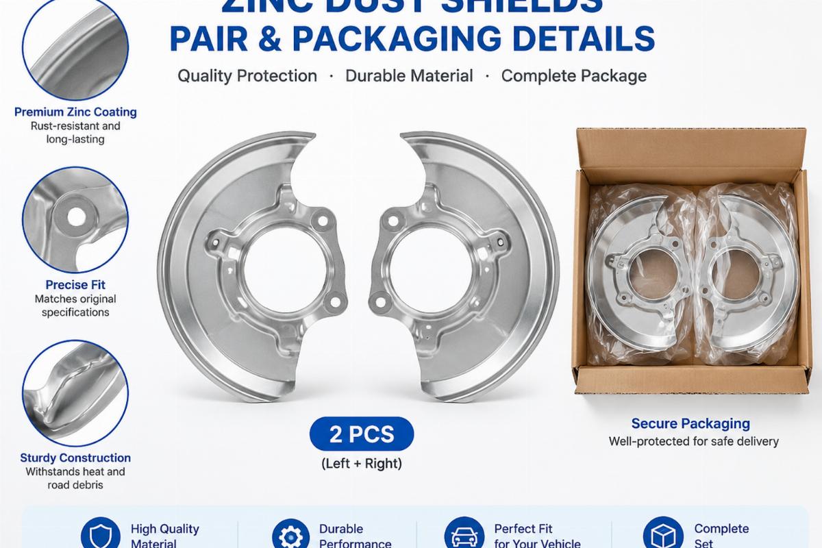 English alt describing a detail of the zinc dust shields pair and packaging