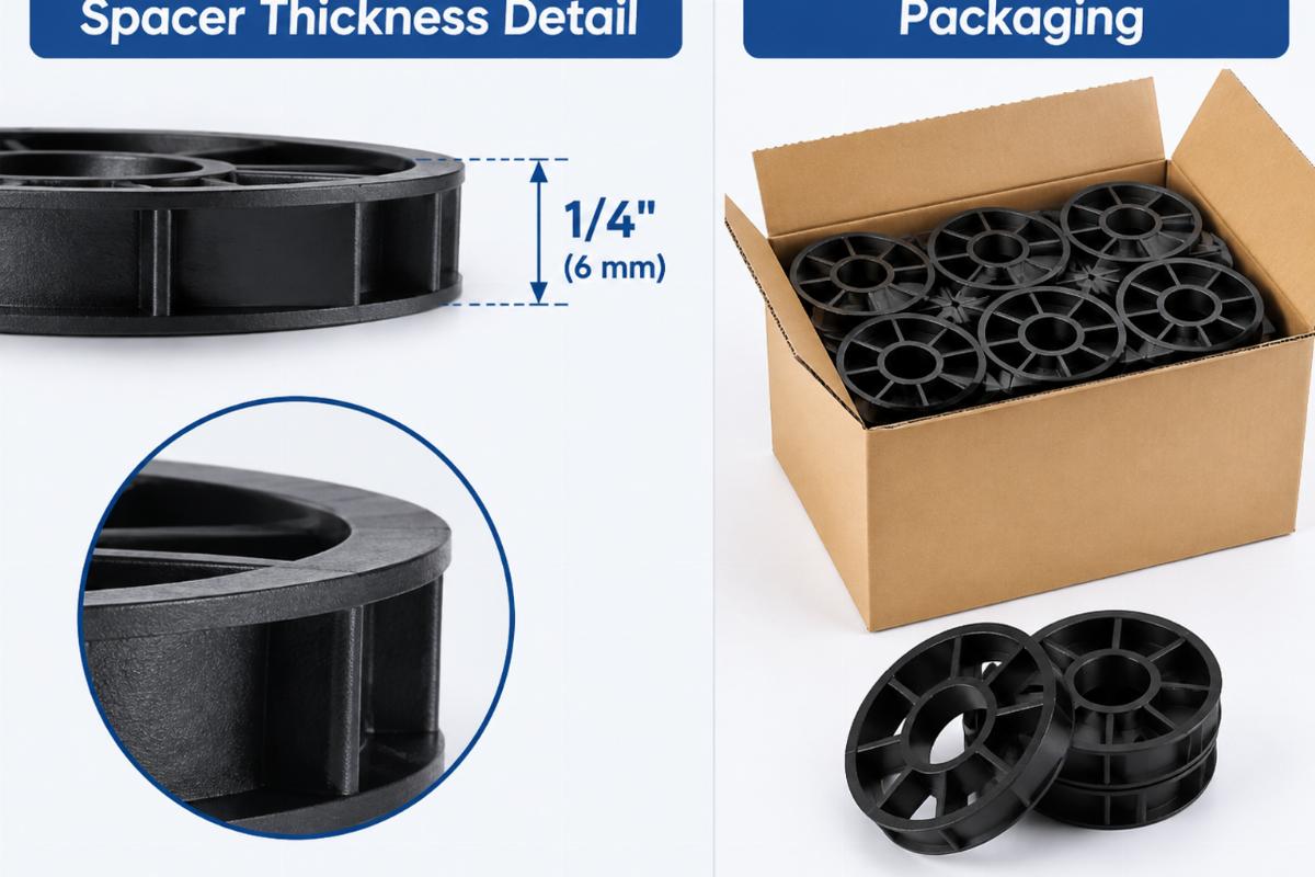 English alt showing spacer thickness detail and packaging