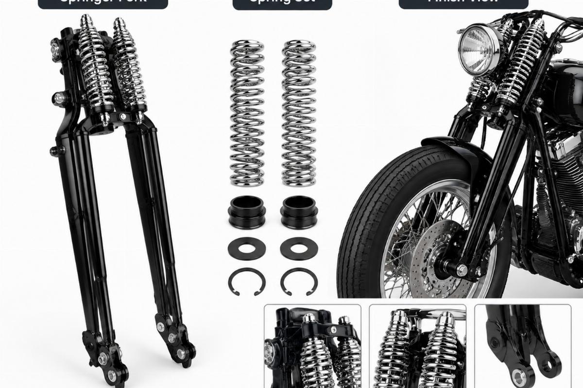 English alt with springer fork spring set and finish view