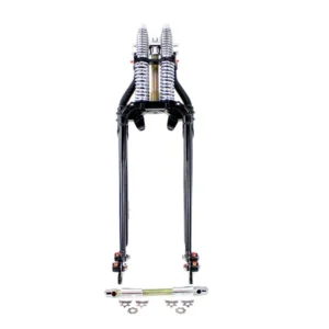Black Springer Fork Kit 22″ – Fits Custom Builds – Single Piece Order