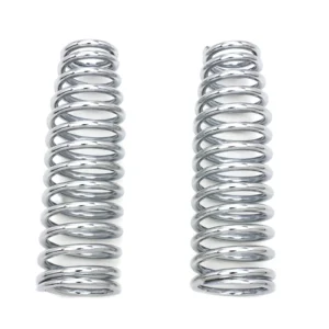 Fitment Checked Chrome Upper Spring Fork Springs for Custom Springer Front Ends