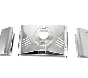 Fork Cover Kit for Custom Springer Front End – Chrome 3-Piece