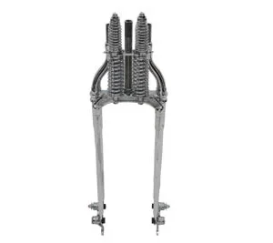 Sample Inline Spring Fork 22″ Chrome +4″ – Fits Custom Springer