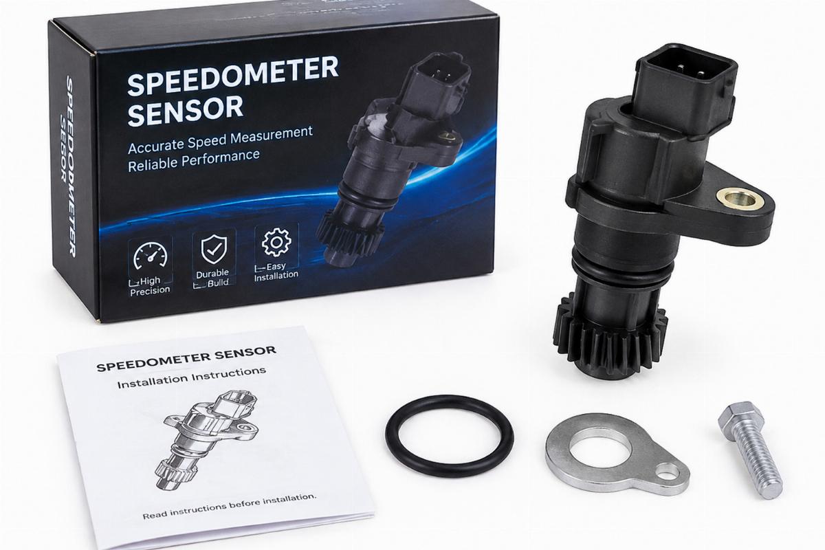Packaging and included hardware for the speedometer sensor