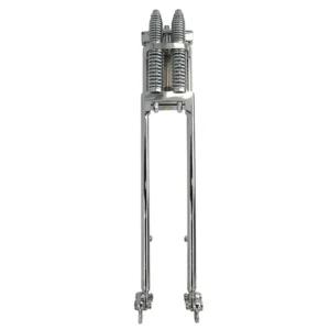 Pre-Production Sample Narrow Springer Fork Assembly 2″ Over Stock Chrome