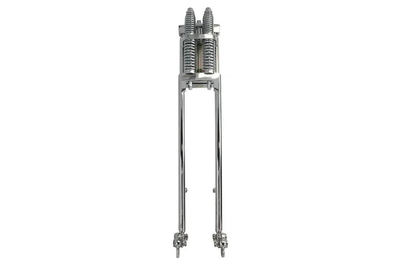 Pre-Production Sample Narrow Springer Fork Assembly 2″ Over Stock Chrome