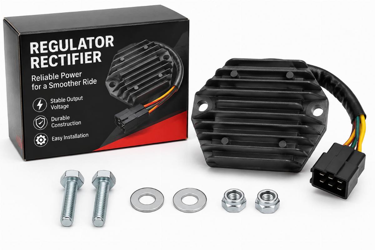 Regulator rectifier packaging and included mounting hardware