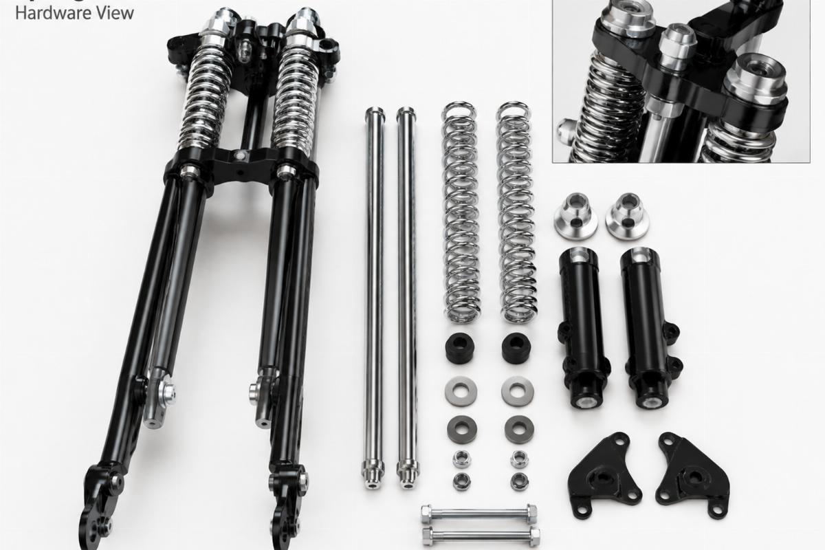 springer rod set hardware view