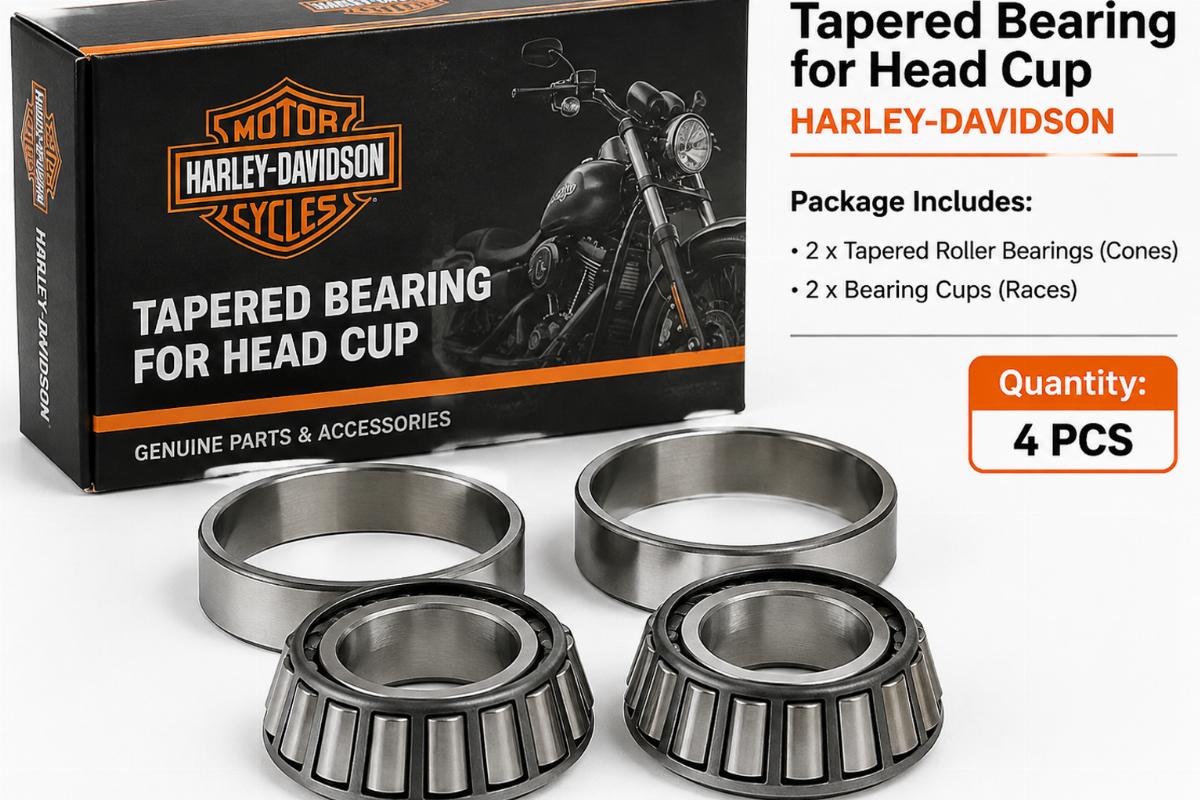 Tapered bearing for head cup harley packaging and quantity
