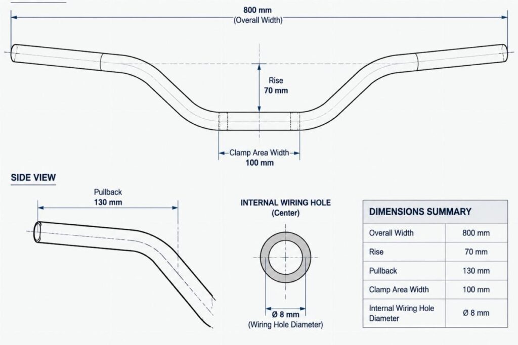 Custom Handlebar Supplier for Harley-Davidson & Yamaha XS650 Bulk Orders